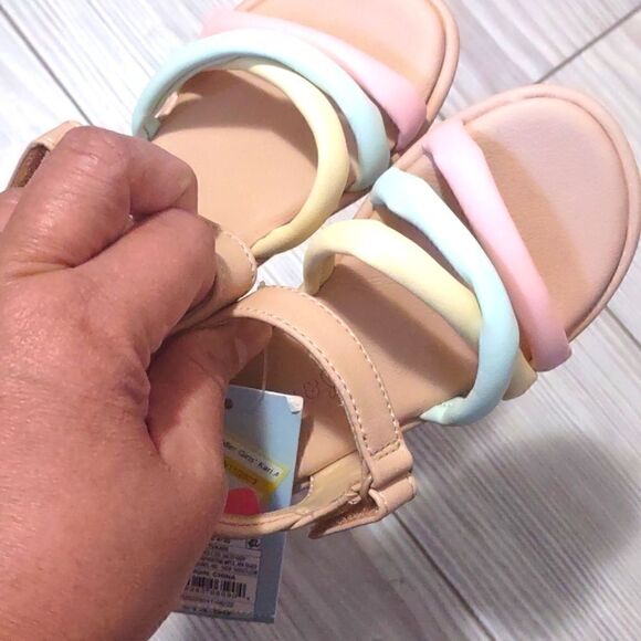 (73-3249)  🔥3/$20🔥  Cat & Jack Tukari Sandals Sz 13 - Picture 7 of 10